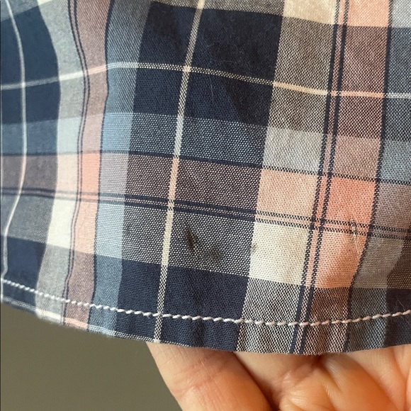 Men’s Flag & Anthem Plaid Button Down Shirt in Size Large - Picture 8 of 8